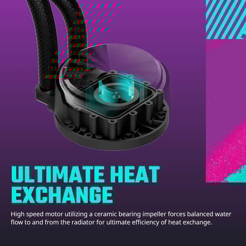 Cooler Master MasterLiquid PL360 Flux ARGB CPU Liquid Cooler